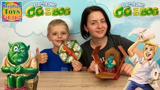ИГРА: (Веселый Огр)! Достаем Шрека и Воруем Бумагу . // Og On The Bog Game Unboxing