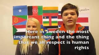 #refugeeswelcome 8e3 på Myrsjöskolan