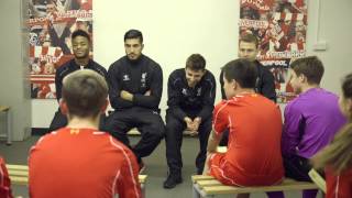 LFC Academy Q&A with Raheem Sterling, Emre Can, Fabio Borini and Simon Mignolet