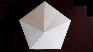 Красивый бриллиант оригами, Beautiful diamond origami