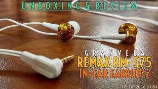 REMAX RM-575 Headphones GranVela (GOLD) UnboXing & Review PRETTY GOOD? VS Xiaomi Mi In-Ear's