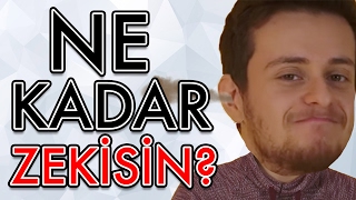 Beyin Yakan 4 Zeka Sorusu - Mediakraft Ekibi 4'te 0 Yaptı