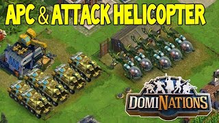 DomiNations - APC and ATTACK HELICOPTER ! NEW ATOMIC AGE UNITS ! (Ep #40)