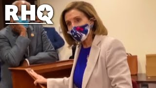 (Watch) New January 6th Footage Reveals Nancy Pelosi Playing President