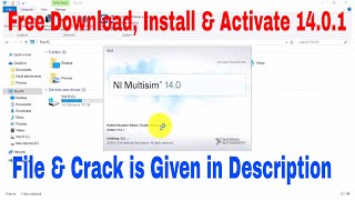 NI Multisim 14.0.1 2017  Download, Install, Activate Free 100% Working