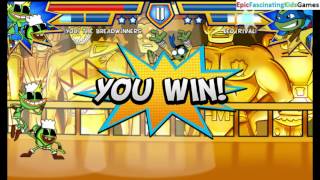 Leonardo VS The Breadwinners In A Nickelodeon Superhero Brawl 4 Match / Battle / Fight