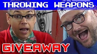 Let's Throw Sharp Things! Giveaway Contest with Throwing Weapons.