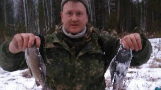 экстремальная рыбалка на хариуса в ноябре ПЕРВЫЙ ЛЕД/НОЯБРЬ  2019