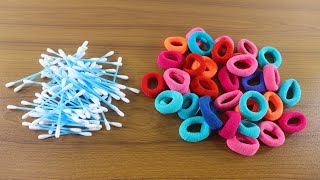 ☔রাবার ব্যান্ড দিয়ে অসাম আইডিয়া ? Best Out Of Waste Rubber Bands Craft ? Door Toran Making !