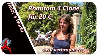 Drohne - Phantom 4 clone von wish - unboxing und Montage (deutsch)
