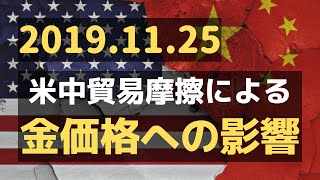 【CX】米中貿易摩擦による金価格への影響(19.11.25)「TOCOMスクエアTV」商品先物相場展望