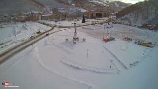 Камчатка. Петропавловск-Камчатский, стелла "Город воинской славы".