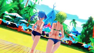 ≡MMD≡ MikuxGumi ☀️ Panama ☀️ [4KUHD60FPS][Wallpapers DL]