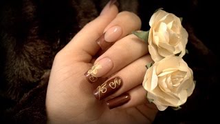 GELMODELLAGE MIT TUNNELTIPS | Herbstnägel mit Produkten von trendnails