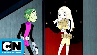 Teen Titans | Beast Boy Asks Terra Out | Cartoon Network