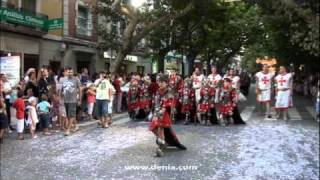 Moros y Cristianos Dénia. desfile Infantil: Filà Templaris