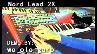 Clavia Nord Lead 2x | demo by Jexus / WC Olo Garb (part 1 of 2)