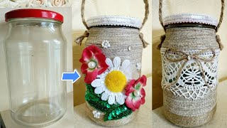 DIY Декор БАНКИ. 2 iдеї як прикрасити банки.Decor banks.
