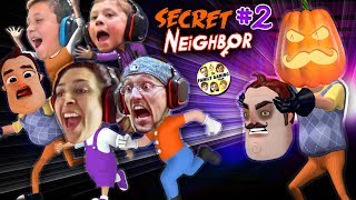 HELLO NEIGHBOR PUMPKIN HEAD! ? Halloween Hide-n-Seek Secret Neighbor + FGTEEV House Alarm Goes Off