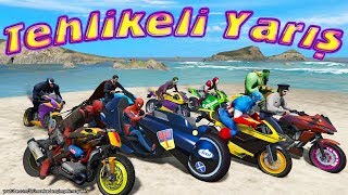 Tehlikeli Yarış Motor Örümcek Adam Örümcek Bebek ve Süper Kahramanlar Yeni Bölüm Videoları