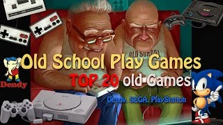 ТОП 20 игр Dendy, SEGA, Sony Playstation от Old School Play Games