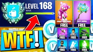*NEW* SECRET MAX LEVEL in FORTNITE! - FREE FORTNITE UNLOCKS!? (Fortnite Battle Royale Level 100)