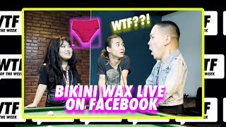 ???BIKINI WAX LIVE ON FACEBOOK??? | WHAT THE F#CK