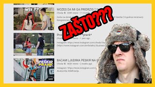 PRANK VIDEI SU DNO BALKANSKOG YOUTUBE-a (ГОН ВРОНГ)