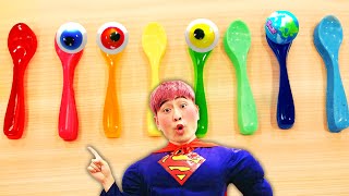 마법의 슈퍼히어로 숟가락을 먹었더니 힘이 쎄졌어요! ?? SuperHero Magic Spoon 럭키강이 LuckyKangi