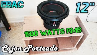 Proyecto Cajón porteado para Rock Series Edición Limitada de 12" | EBAC