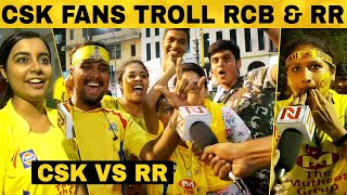 "Dhoni Is The God Of Cricket" Chennai Super Kings Fans Mass Celebrations | IPL 2019 | CSK VS RR