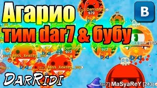 игра Агарио совместный тим клан dar7 и бубу