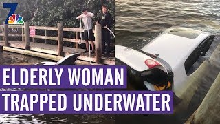 Elderly Woman Trapped in Car Underwater for Half a Day | What's Up?