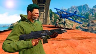 САМОЛЕТЫ КУКУРУЗНИКИ ПРОТИВ ЛЮДЕЙ С ОРУЖИЕМ! (GTA 5 Смешные моменты)