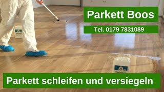 Parkett schleifen und versiegeln in Hückeswagen