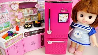 Baby doll and kitchen cooking food toys baby Doli play