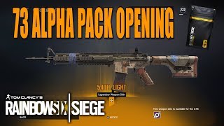 73 Alpha Pack Opening - Rainbow Six Siege