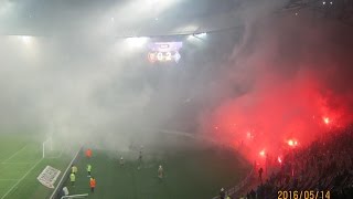 14.05.2016.  Файер шоу Ультрас Металлист Харьков -Динамо Киев