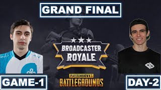 shroud & just9n | PUBG | Broadcaster Royale | Game-1 | Grand Final Day 2