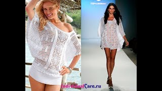 Пляжная Туника Крючком для Начинающих модели 2019 /Beach Tunic Crochet for Beginners /Strand-Tunika