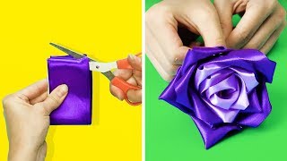 19 WONDERFUL FLOWER CRAFTS TO MAKE IN 5 MINUTES