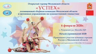 Открытый турнир Московской области "УСПЕХ" по художественной гимнастике - 6 февраля 2020г.