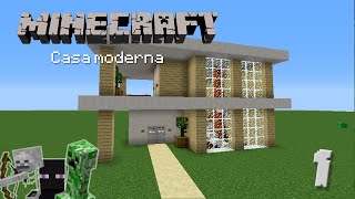 Casa Moderna #1 - Construcción en Minecraft
