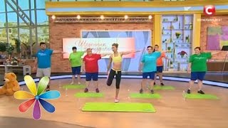 Комплекс упражнений от Аниты Луценко и Дневников похудения. Первая тренировка