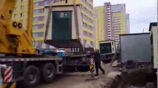 Установка трансформаторной подстанции типа 2КТП-БК-1600 кВА. ООО "ЭЛПРОКОМ"