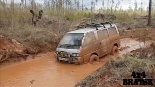 Mitsubishi Delica VS Нива 3D 26.05.2018. 4х4 Братск