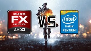 Battlefield 4 - Pentium G3258 @4.3【VS】FX-6300 @3.8