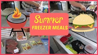 SUMMER FREEZER MEALS - SAVING TIME & MONEY