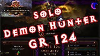 Diablo III Season 16 - Solo Demon Hunter GR 124 (Fire Natalya-Marauders)