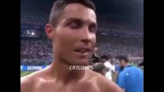 Celebracion De Cristiano Ronaldo Al Final Del Partido (SUUU)